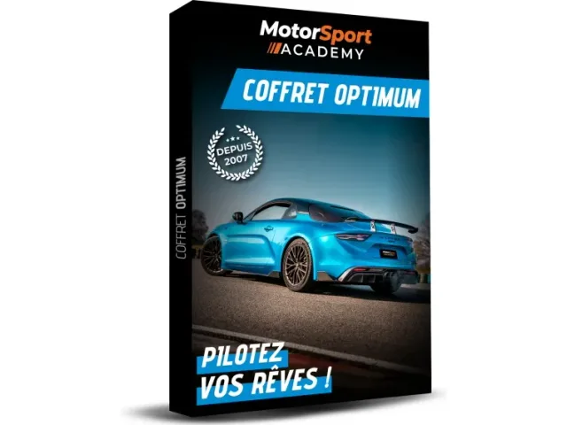 Le coffret Optimum, boîtier cadeau Motorsport Academy