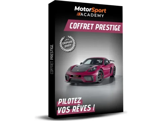 Le coffret Prestige, boîtier cadeau Motorsport Academy