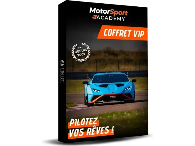 Le coffret VIP, boîtier cadeau Motorsport Academy