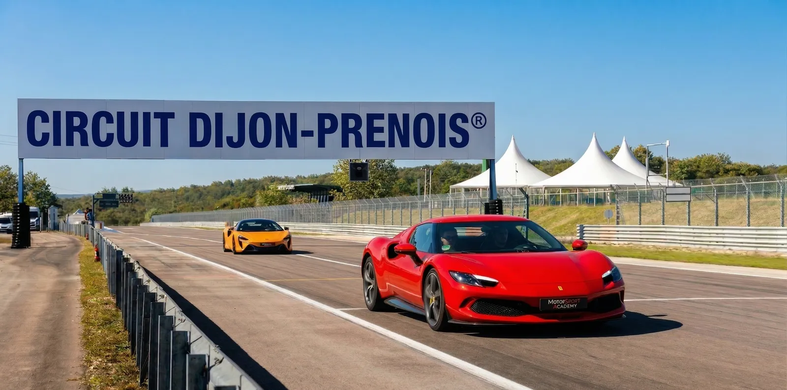 Roulage sur le circuit de Dijon-Prenois